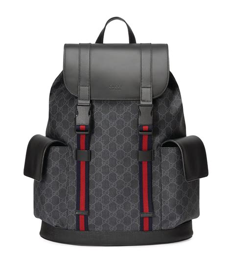 black gucci backpack mens|Gucci backpacks bootleg.